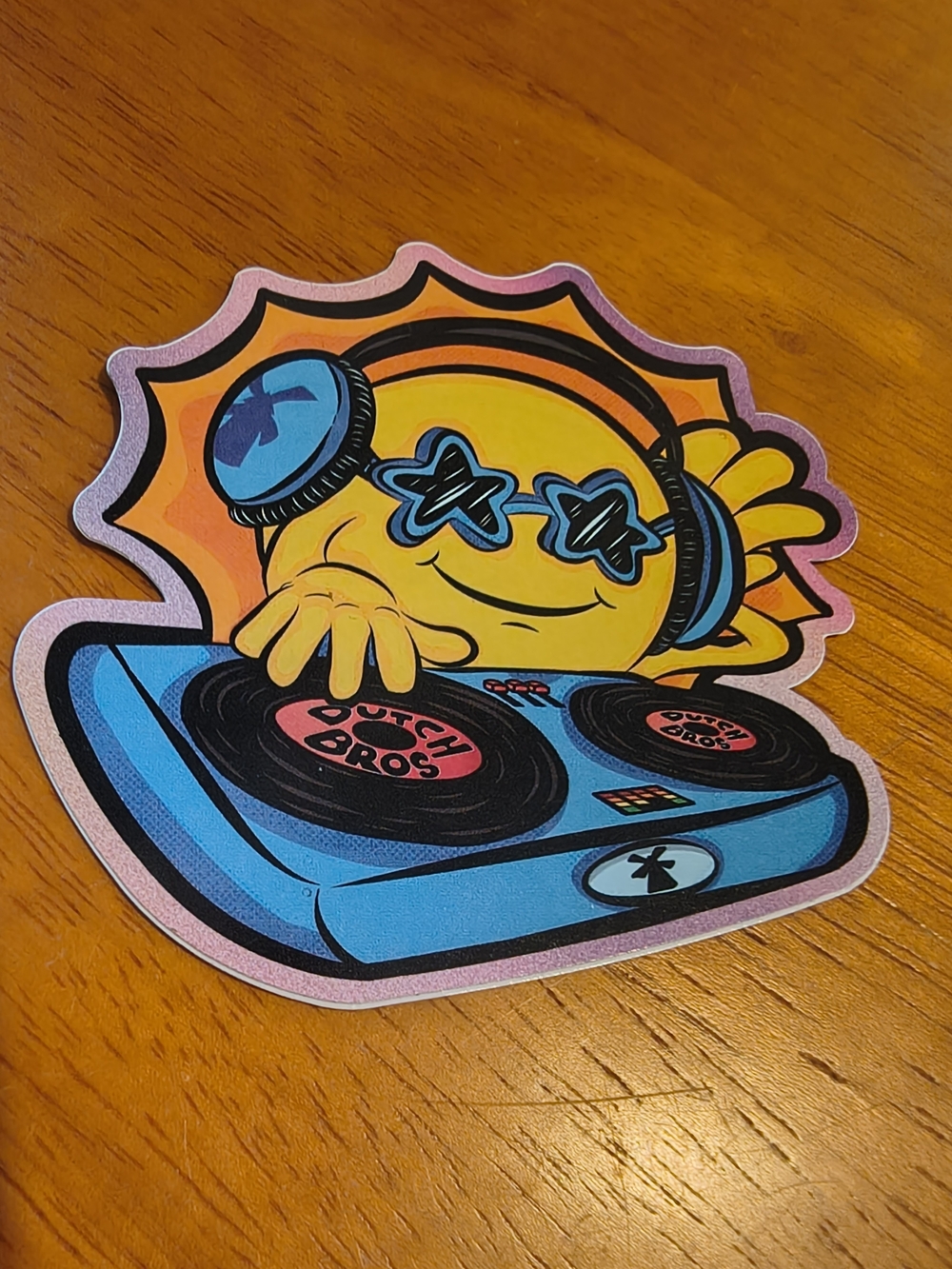 Dutch Bros DJ Character Die-Cut Decor